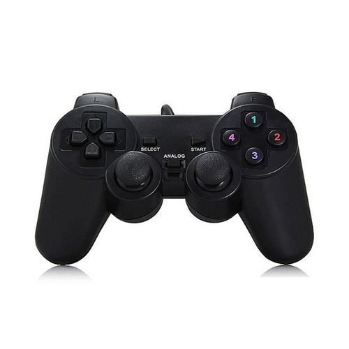 Manette De Jeu Filaire Usb  Double Vibration Pour Pc  Compatible Avec Windows Xp, 7 Et 8  Matriau Abs Rsistant