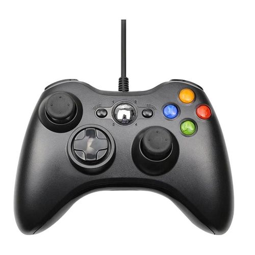 Manette De Jeu Filaire Usb Pour Ordinateur Pc, Manette De Jeu, Windows 7, 8, 10, Touriste, Vibration, Pas Pour Xbox 360, Manette De Jeu-Black