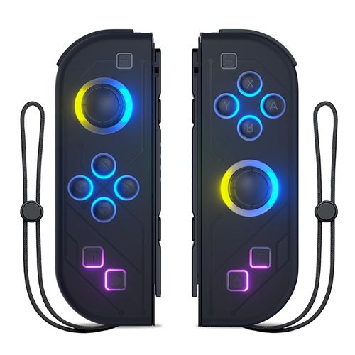 Manette De Jeu Joy Pad Sans Fil Pour Nintendo Switch, Manette Led Lite, Prise En Charge De La Poigne, Fonction Rveil Et Turbo, 6 Axes-E08-03-403