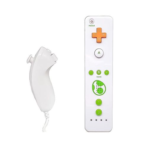 Manette De Jeu Nunchuck 2 En 1 Pour Nintendo Wii Motion Plus, Tlcommande Sans Fil, Joystick