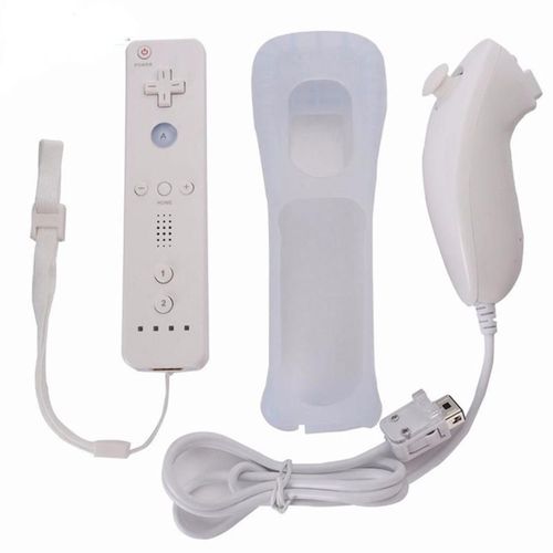 Manette De Jeu Nunchuck Sans Fil Pour Nintendo Wii, Contrleur  Distance, Joystick, Option Motion Plus