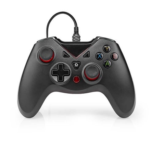 Manette De Jeu | Port Usb Type-A | Alimentation Usb | Ordinateur | Nombre De Boutons : 12 | Longueur Du Cble : 1,60 M | Noir