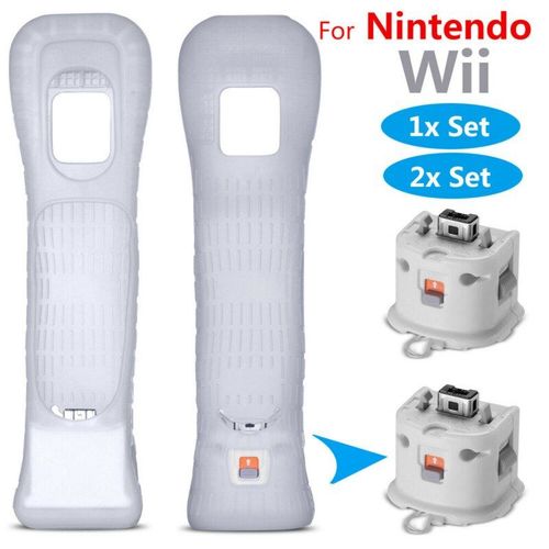 Manette De Jeu Sans Fil Avec Capteur De Mouvement Adaptateur Pour Console Nintendo Wii, Joystick, Tlcommande