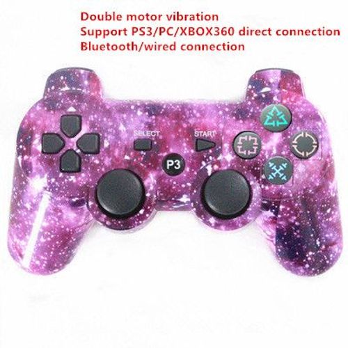 Manette De Jeu Sans Fil Bluetooth Pour Console Sony Ps3, Joystick Pour Pc