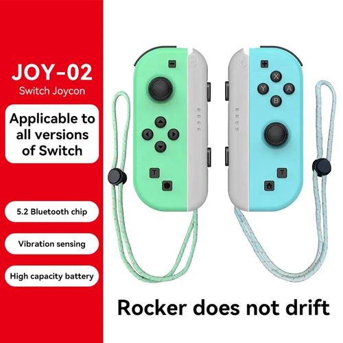 Manette De Jeu Sans Fil Bluetooth Pour Nintendo Switch/Ios/Android/Pc, Avec Consoles De Jeux Vido Trubo Blue Red Strap