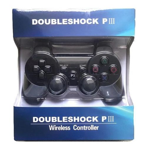 Manette De Jeu Sans Fil Bluetooth Pour Sony Ps3 Joystick Super Mince Pour Pc, 6 Axes Pouvez-Vous Ro Tlcommande-Black