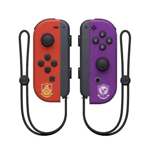 Manette De Jeu Sans Fil Compatible Avec Les Manettes Joy-Con De La Nintendo Switch (Version Rouge Et Violet Pokmon, Avec Sangle Joy-Pad)