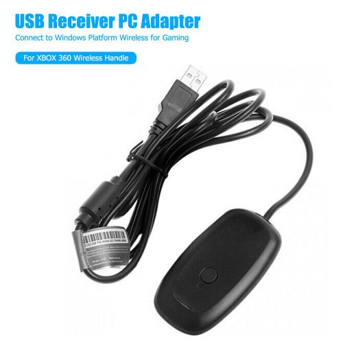 Manette De Jeu Sans Fil Pour Xbox 360, Adaptateur Usb Rcepteur, Prend En Charge Le Systme Win7/8/10 Pour Console Microsoft Xbox 360