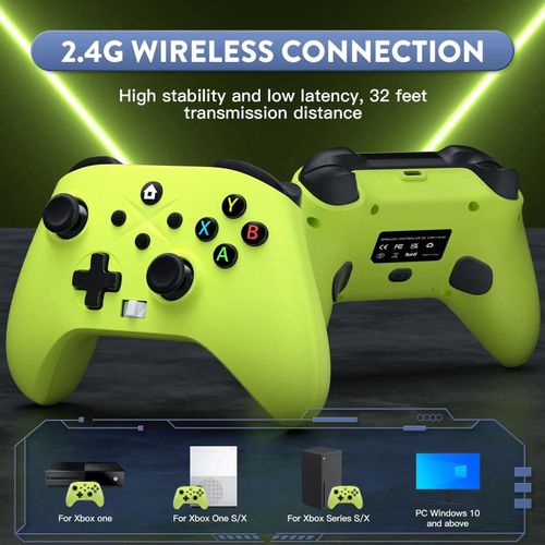 Manette De Jeu Sans Fil Pour Xbox One Series X/S/Pc, 2.4g, Avec Vibrations  Six Axes Et Fonction Turbo E08-03-171