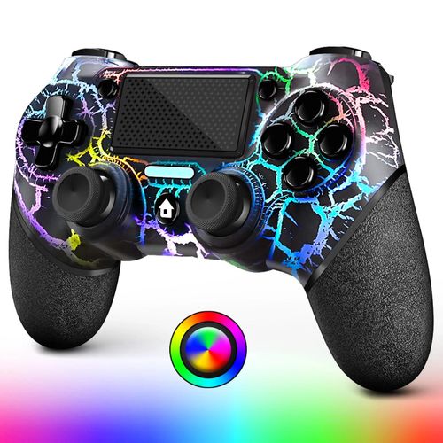Manette De Jeu Sans Fil Rvb Avec Boutons Programmables, Nintendo Switch, Oled, Lite, Android, Ios, Pc-Black