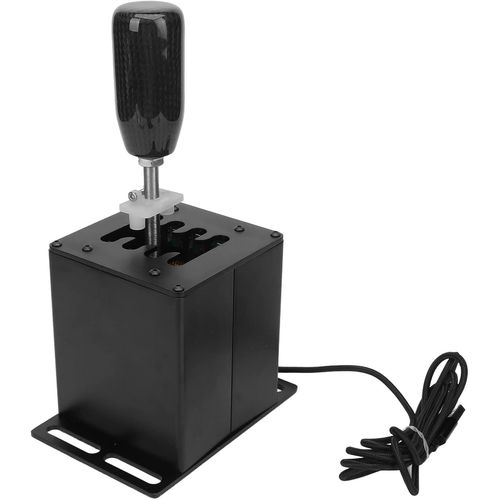 Manette De Vitesse Usb Simulator, Racing Games H Shifter Avec Poigne En Fibre De Carbone Compatible Avec Les Volants G29 G27 G25 G920 Et T300rs Gt Racing Games