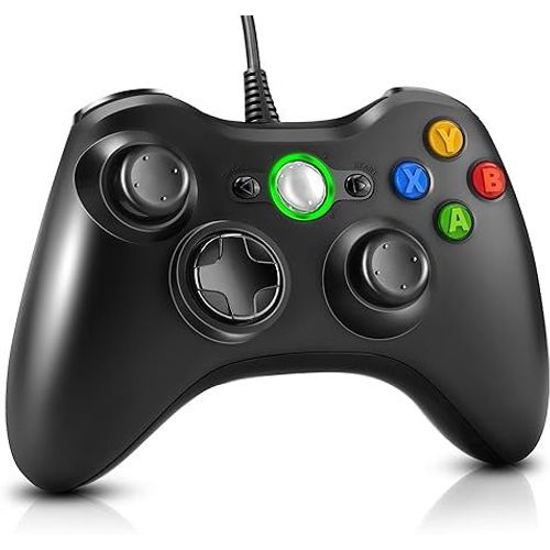 Manette Filaire Pour Xbox 360, Manette De Jeu Filaire Usb Pour Pc Xbox 360, Design Ergonomique Amlior Pour Xbox 360 Slim Pc Sous Windows Vista/7/8/8.1/10