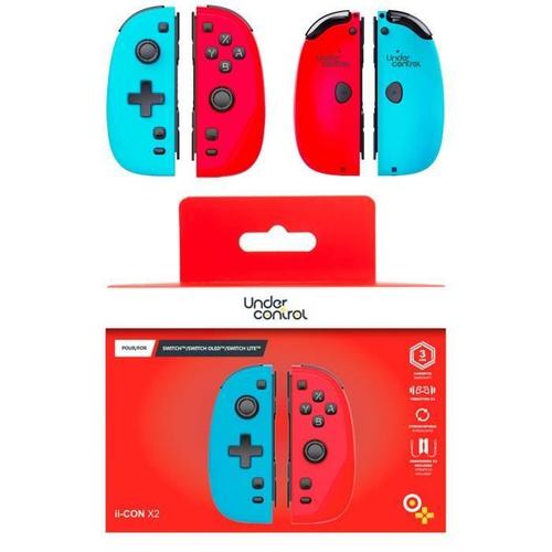 Manette Joy-Con Compatible Nintendo Switch Manette Sans Fil Bluetooth Joy-Con Bleu Et Rouge Contrleurs Gamepad (Contrleur Non Offi
