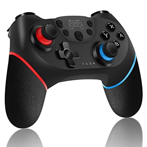 Manette Sans Fil Pour Nintendo Switch, Regemoudal Bluetooth Manette Switch Pro, Switch Controller Avec Batterie Rechargeable/Turbo/6-Axis Gyro/Double Moteur Pour Switch Lite Et Pc