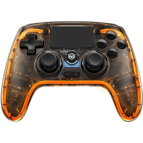 Manette Sans Fil Pour Ps4/Pc/Ios/Android Avec Joysticks  Effet Hall Et Dclencheurs  Effet Hall, clairage Rgb, Boutons Programmables Et Vibrations, Ainsi Qu'une Prise Casque De 3,5 Mm