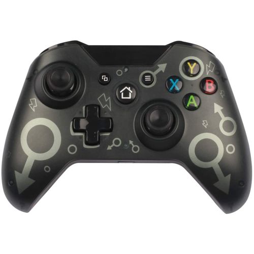 Manette Sans Fil Pour Xbox One, 2,4g Bluetooth Manette Compatible Avec Xbox One/Xbox Sries X/Ps3/Pc, Manette Ergonomique (Noir)
