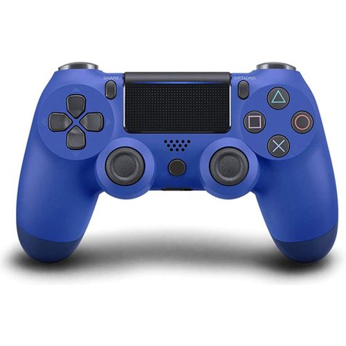 Manette Sans Fil Ps4, Manette De Jeu Sans Fil Powerlead Ddie Ps4 Manette De Gyroscope  Six Axes  Double Vibration Playstation 4 (Bleu)