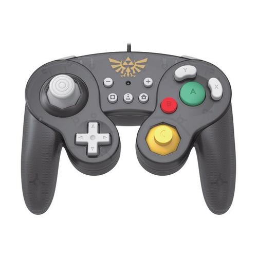 Manette Hori Battle Pad (Zelda) Filaire Noir Hori Pour Nintendo Switch