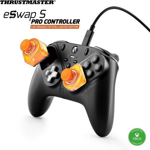 Manette Thrustmaster Eswap S Pro Controller Led Orange Crystal Edition Limite