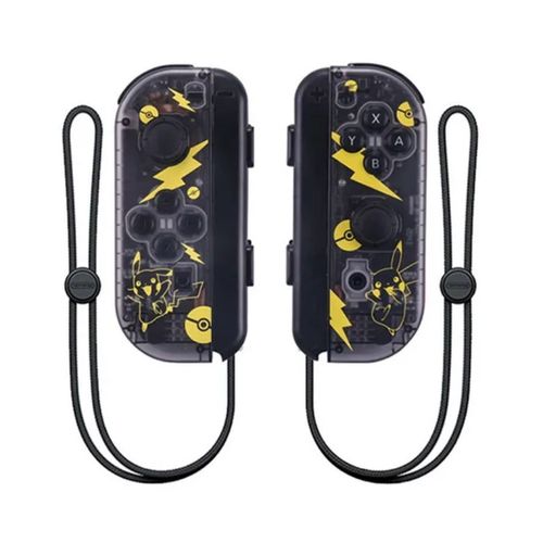 Manettes De Jeu Compatibles Nintendo Switch Joy Con Controller Neon Wireless Gamepad Avec Sangles Joy-Pad Noir Et Jaune - Pikachu - Nintendo Switch