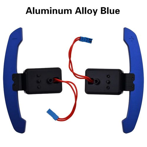 Manettes De Vitesse  Palette Magntique En Alliage D'aluminium Pour Bmw,Modification De Volant De Voiture,Figurine,G20,G30,G87,M2,M3,F20,F30,F45 - Type Aluminum Blue