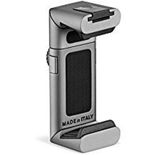 Manfrotto Universal, clamp TwistGrip Tripod Adapter Clamp for Smartphones, Silver, compact (MTWISTGRIP)