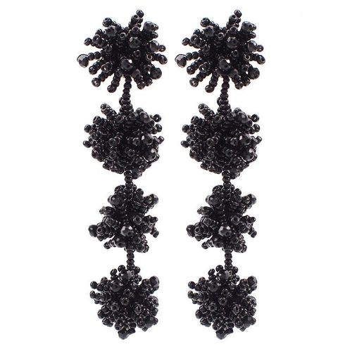 Manilai-Boucles D'oreilles Longues En Rsine, Bohme, Boucles D'oreilles Pour Femmes, Boucles D'oreilles Multicouches, Goutte De Perles, Fait  La Main, Bijoux Ethniques