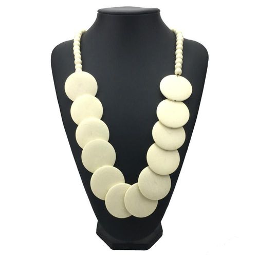 Manilai-Collier Long Avec Perles En Bois, Pendentif En Perle Pour Femmes, Style Bohmien, Multicolore