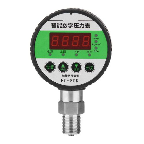 Manometre Hydraulique Numerique 220 V En Acier Inoxydable 0-1,6 Mpa Avec Connecteur M20 X 1,5
