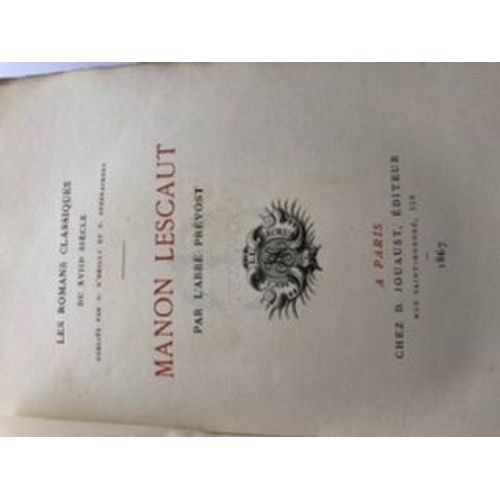 Manon Lescaut   de Abb PREVOST  Format Broch 