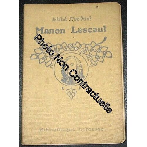 Manon Lescaut   de abbe prevost  Format Broch 