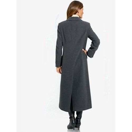 Manteau Coupe Longue Classique - Linea Tesini - Anthracite