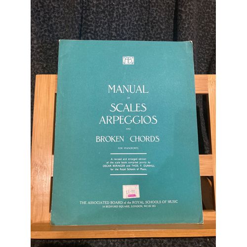 Manual Of Scales Arpeggios And Broken Chords Mthode Partition Piano Ed. Ab 704