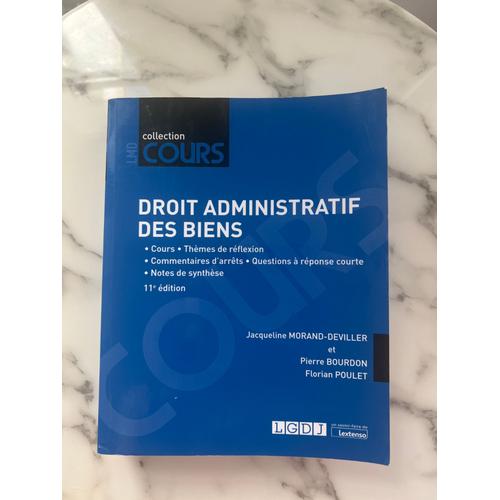 Manuel De Droit Administratif Des Biens. Jacqueline Morand-Deviller ...