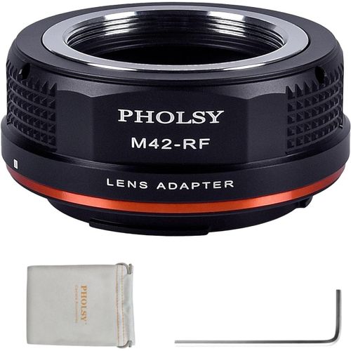 Manuelle Bague D'Adaptation Pour Objectifs: Compatible Avec Les Objectifs M42 Et Les Botiers Appareils Photo Canon Rf (Eos R-Type), M42 Vers Rf[YIN4186786]