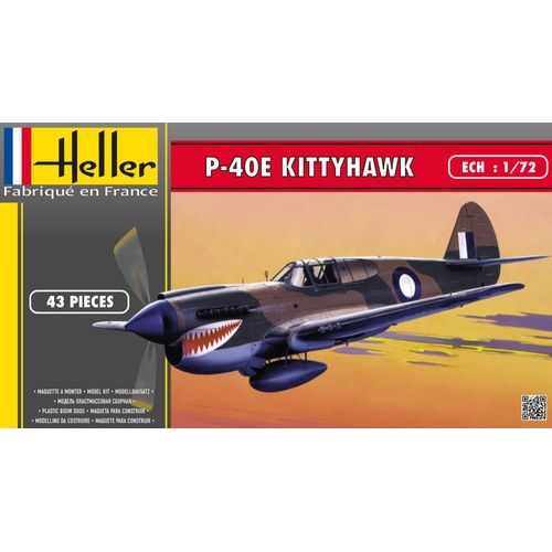 Maped Heller Joustra P-40e Kittyhawk (Chasseur 2me Guerre Mondiale)