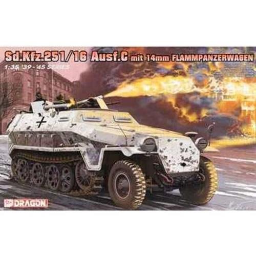 Maquette Blind - Dragon - Sd.Kfz.251/16 Ausf.C Mit 14mm Flammpanzerwagen - 1/35me - Intrieur