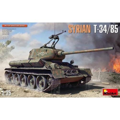 Maquette Char Syrian T-34/85 - Miniart - Modle En Plastique - Intrieur - Adulte - Mixte