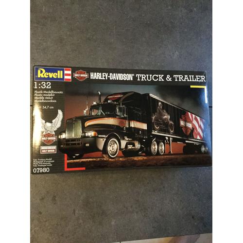 Maquette Revell 07980 Harley Davidson Truck & Trailer 1:32