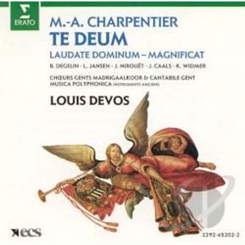 Marc-Antoine Charpentier (1643-1704) : Te Deum H 146 Par Lieve Jansen Jean Nirout Kurt Widmer Jan Caals Gents Madrigaalkoor Cantabile Gent Musica Polyphonica Sur Instruments Anciens Dir Louis Devos - M.A Charpentier : Laudate Dominum Psalmus 116 H 223 + Troisime Magnificat H 79 Par Bernadette Degelin Gents Madrigaalkoor Dir Johan Duck Cantabile Gent Dir Jos Van Den Borre Musica Polyphonica