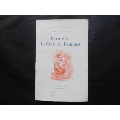 Dernieres Lettres De Femmes de Marcel Prvost