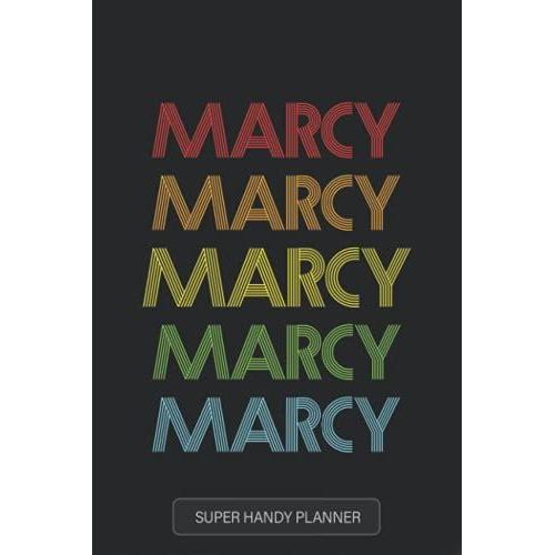 Marcy: Marcy Name Custom Gift Planner Calendar Notebook Journal   de Planners, Jens  Format Broch 