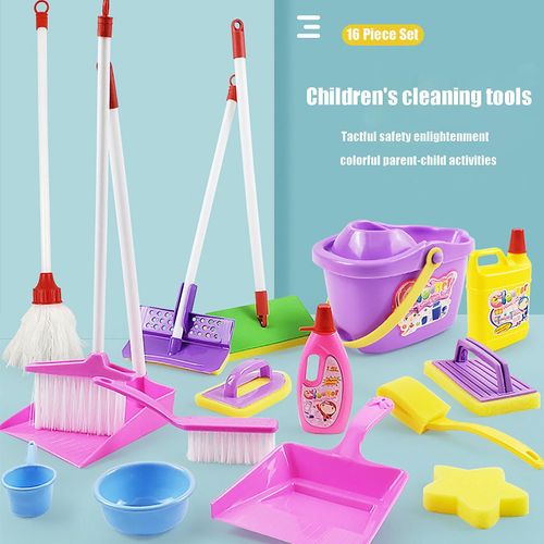 Mardi Gras Cadeaux De Nettoyage Et D'Assainissement Pour Enfants Ensemble De Jouets Simulation Produits De Nettoyage 245081