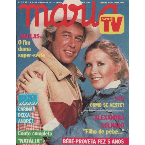 Maria Tv (Edition Portugal) / 31-08-1983 N251 : Julio Iglesias (1/2p) - Henrique Felizardo Gomes (3p) - Caroline De Monaco (1/2p) - Jonas Bloch (3p) - The Police / Sting (2p)