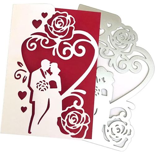 Mariage Matrices de Découpe en Métal Scrapbooking Pochoir en Acier Au Carbone DIY l'amour du