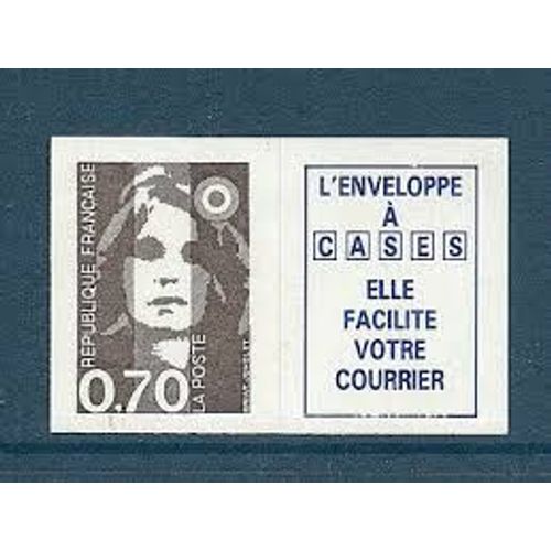 Marianne Du Bicentenaire Vignette "L'Enveloppe  Cases Elle Facilite Votre Courrier" Anne 1993 Autoadhsif N 2824a Ou 5b Yvert Et Tellier Luxe