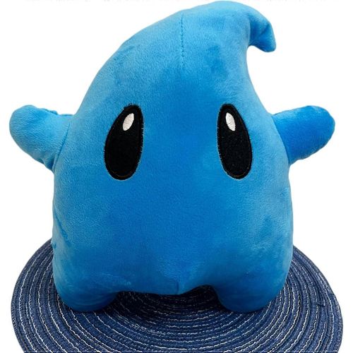 Mario All Star Collection Luma Star peluche en peluche, Mario Peluche Convient pour le cadeau Luma Peluche Mario ou porter, 10'' (Bleu) xt-01