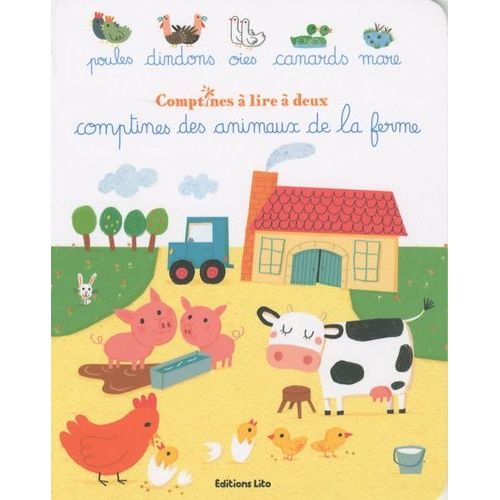 Comptines Des Animaux De La Ferme   de Piffaretti Marion  Format Broch 