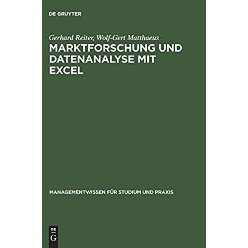 Marktforschung Und Datenanalyse Mit Excel    Format Reli 