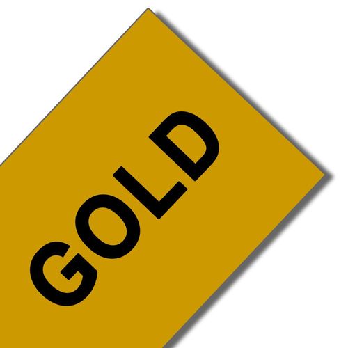 Markurlife-tiqueteuse manuelle pour machine  crire,compatible avec Dymo D1,ruban de machine  crire,45013,45018,280,160 P,260,12mm - Type Black on Gold-24mm